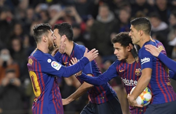 برشلونة يصقع إشبيلية بنصف دستة أهداف ويتأهل لنصف نهائى كأس إسبانيا