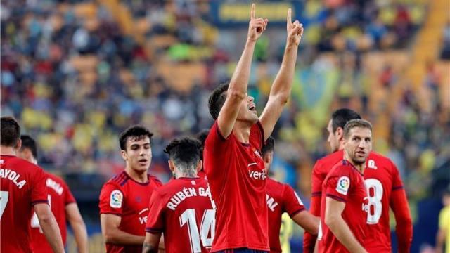 أوساسونا يذيق فياريال طعم الهزيمه الأولى في الدوري الإسباني (فيديو)