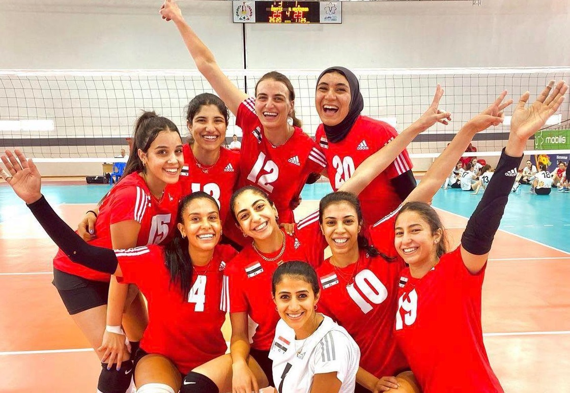 منتخب سيدات الطائرة يحرزن المركز السادس في دورة ألعاب البحر المتوسط
