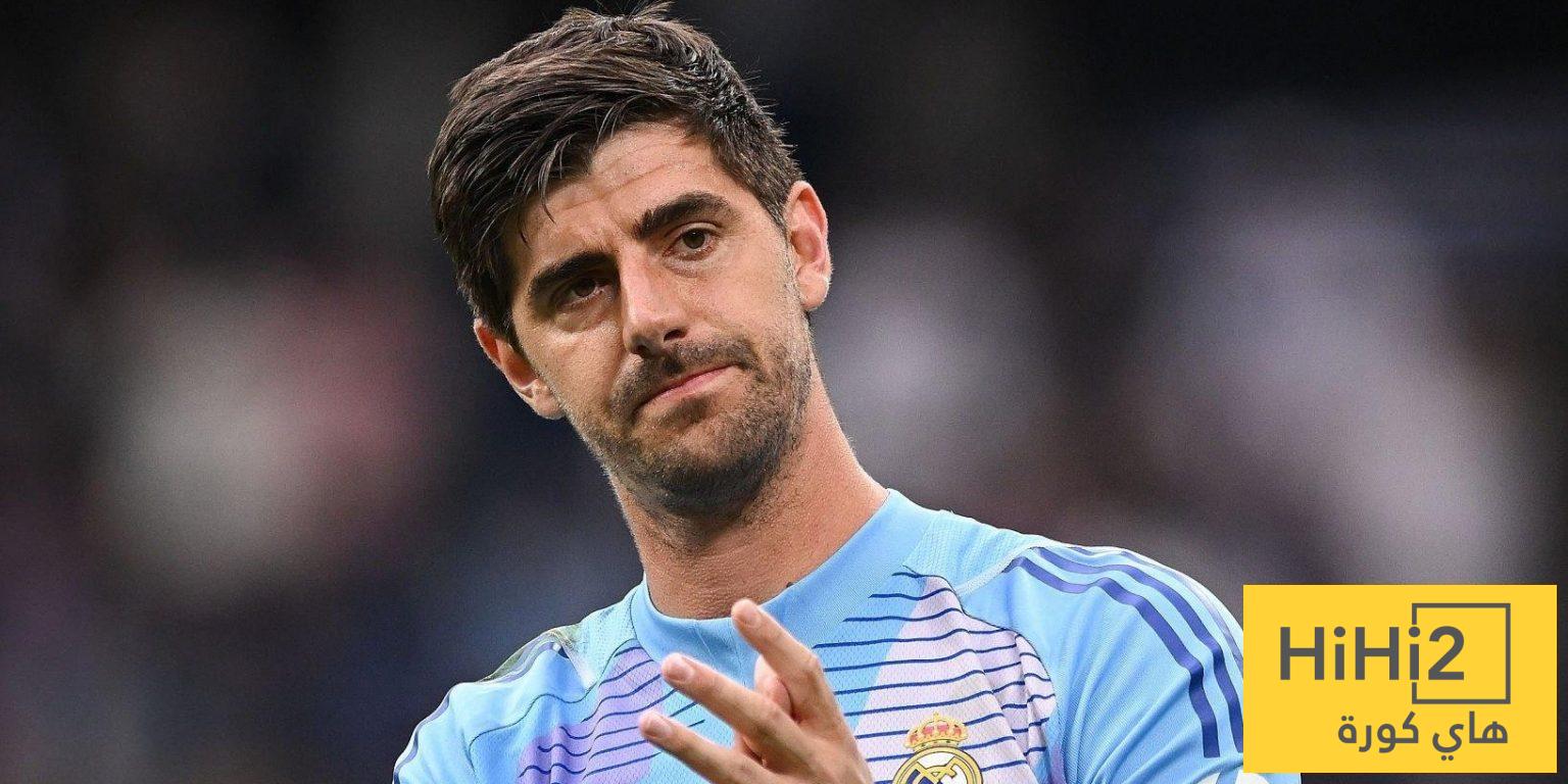 مدرب دورتموند يستسلم أمام كورتوا