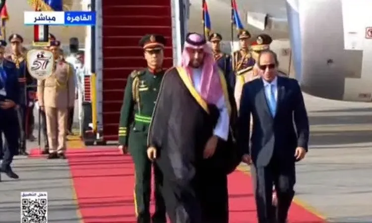 الرئيس السيسي وولي عهد السعودية يشددان على ضرورة الإسراع في إدخال المساعدات الإنسانية إلى قطاع غزة دون عوائق