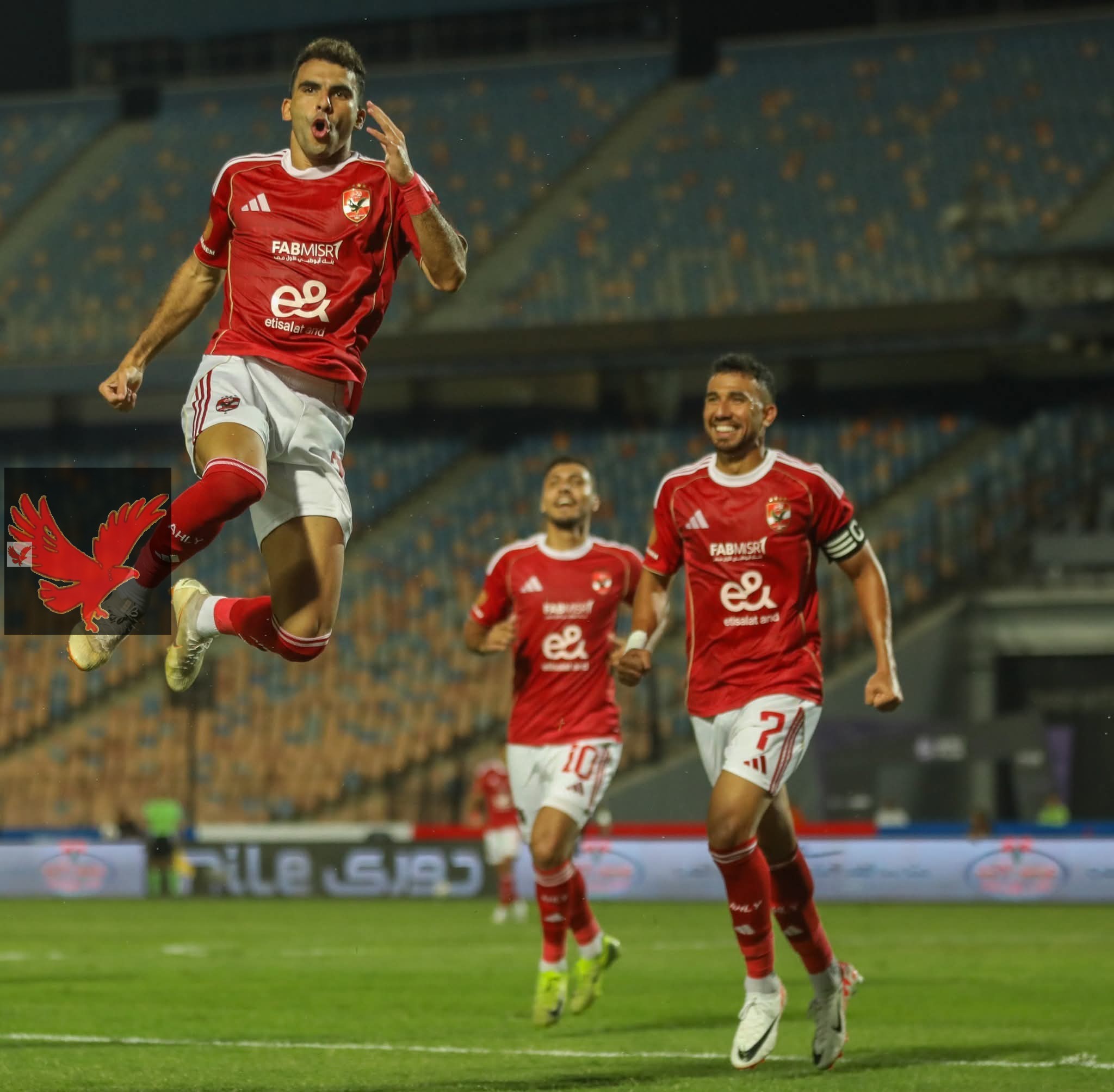 برباعية مقابل هدف الاهلي يفوز علي فاركو في الدوري المصري